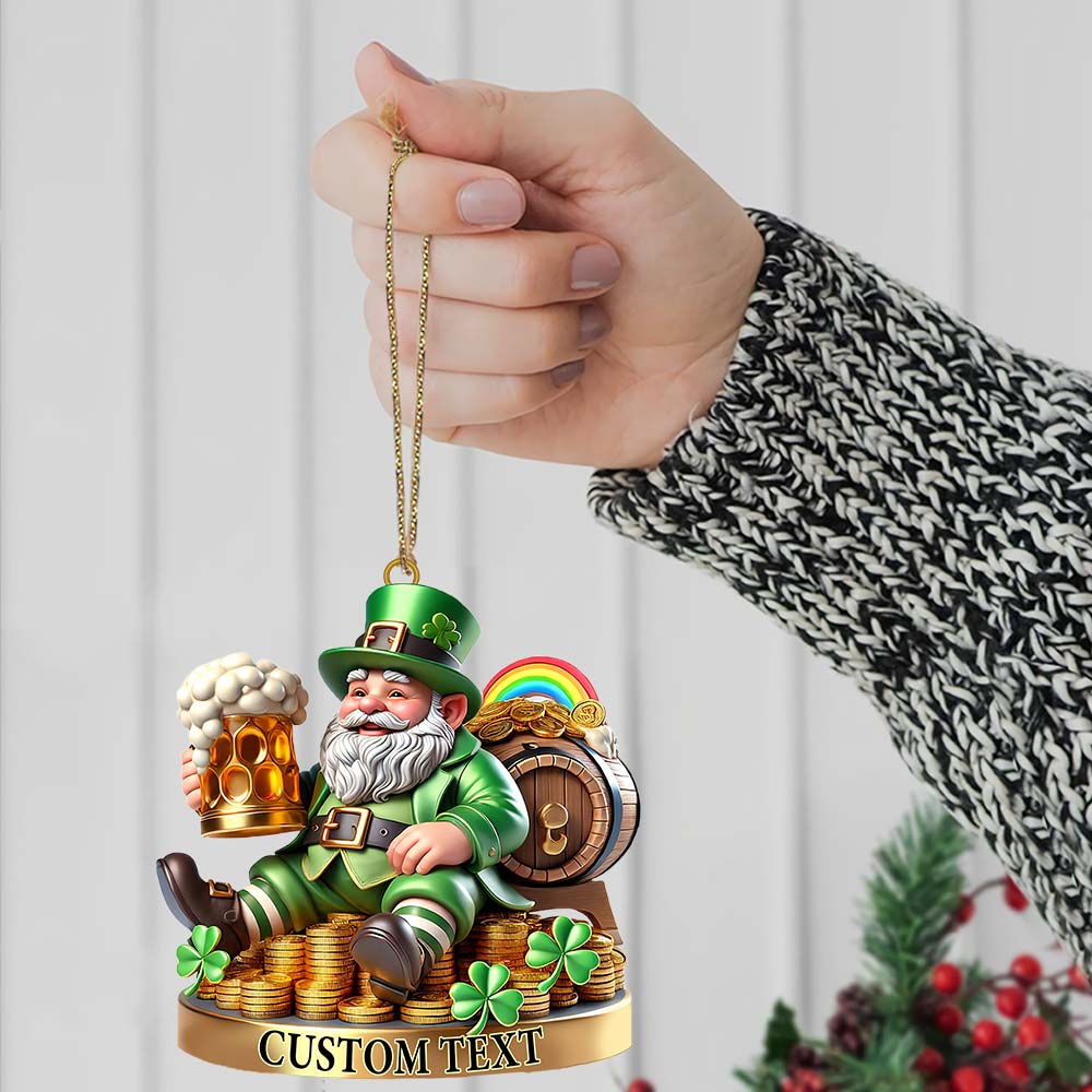 Blisscorners Custom Name Ireland Ornament, Ireland Lover Christmas Gift32D Flat LM2111