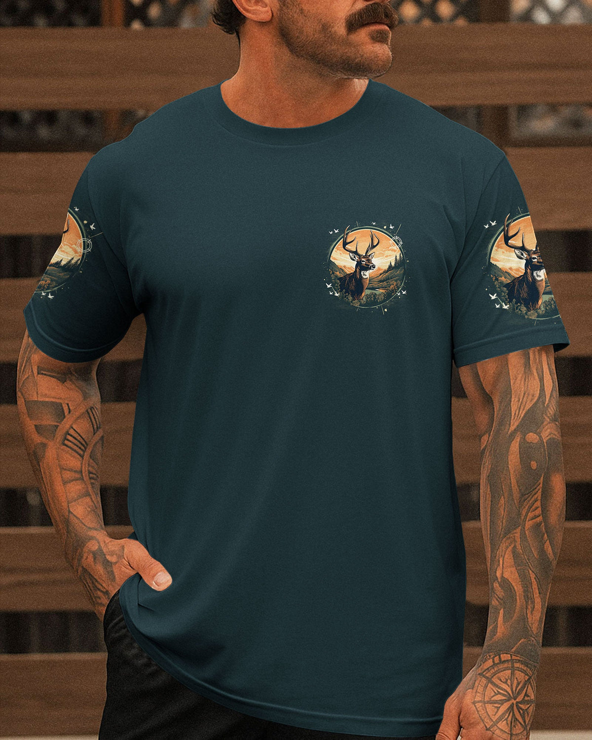 BLISSCORNERS IF I'M NOT HUNTING DEER ALL OVER PRINT