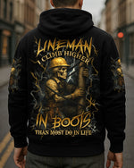 BLISSCORNERS AMERICAN BY BIRTH LINEMAN BY CHOICE SKULL ALL OVER PRINT
