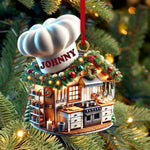 Blisscorners Baking House Ornament, Personalized Ornament2D Flat LM2211