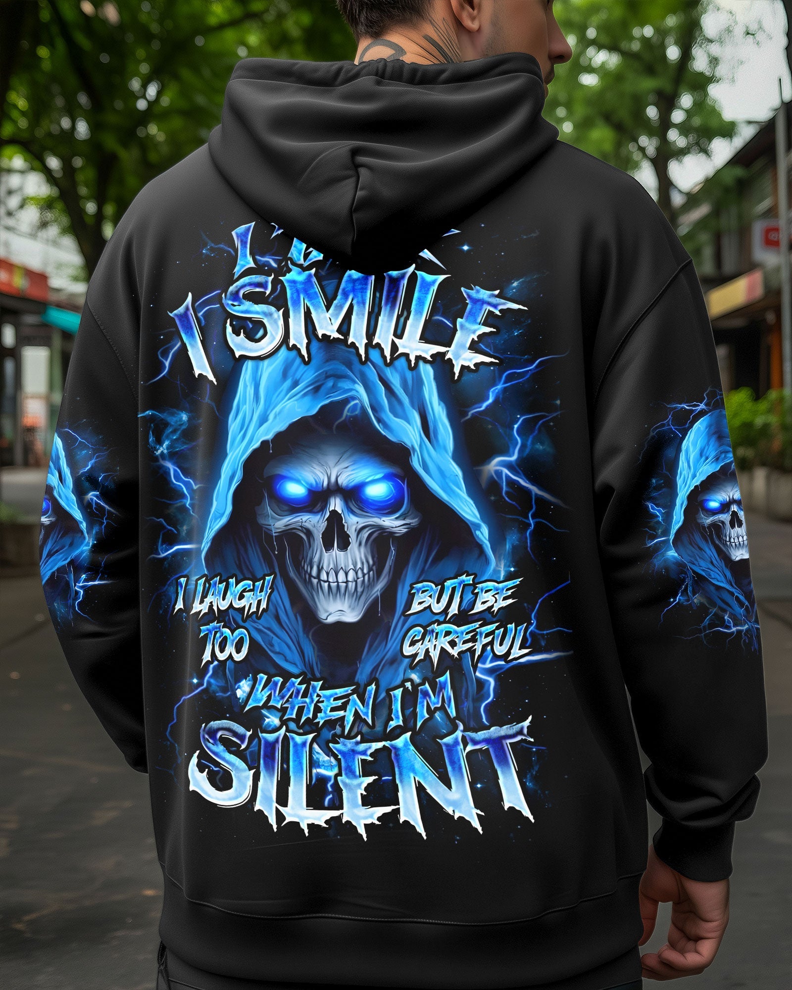 BLISSCORNERS BE CAREFUL WHEN I AM SILENT ALL OVER PRINT
