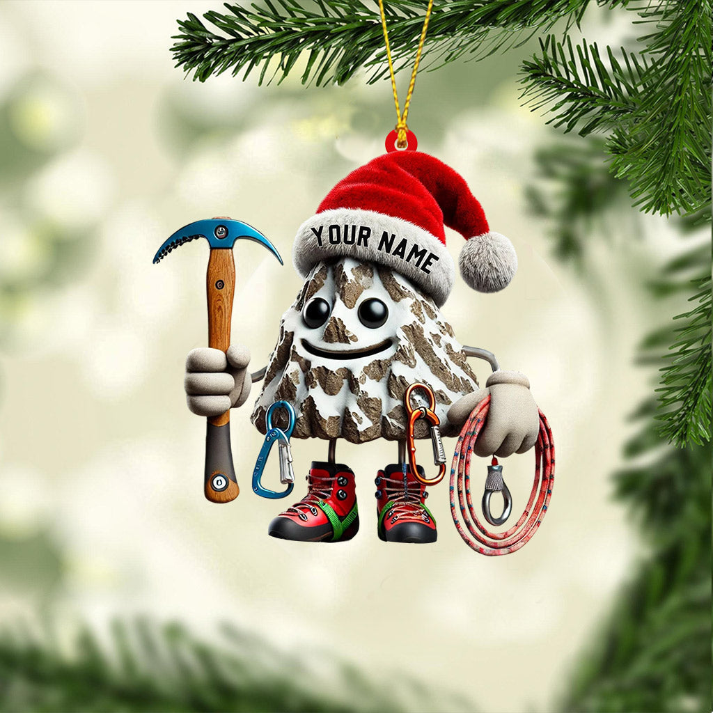 Blisscorners Climbing Home Decor Christmas Ornament, Personalized Ornament2D Flat LM2211