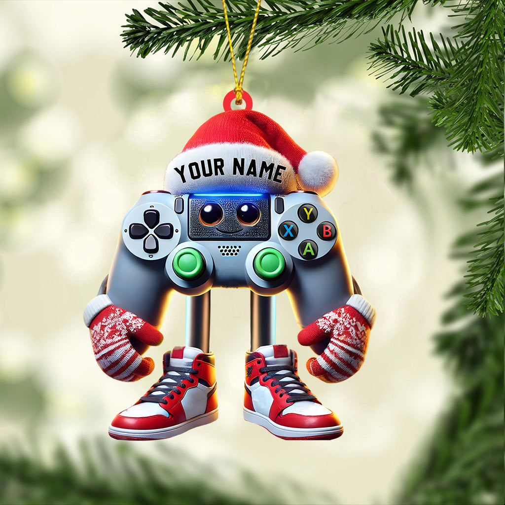 Blisscorners Game Lover Decor Christmas Ornament, Personalized Ornament2D Flat LM2211