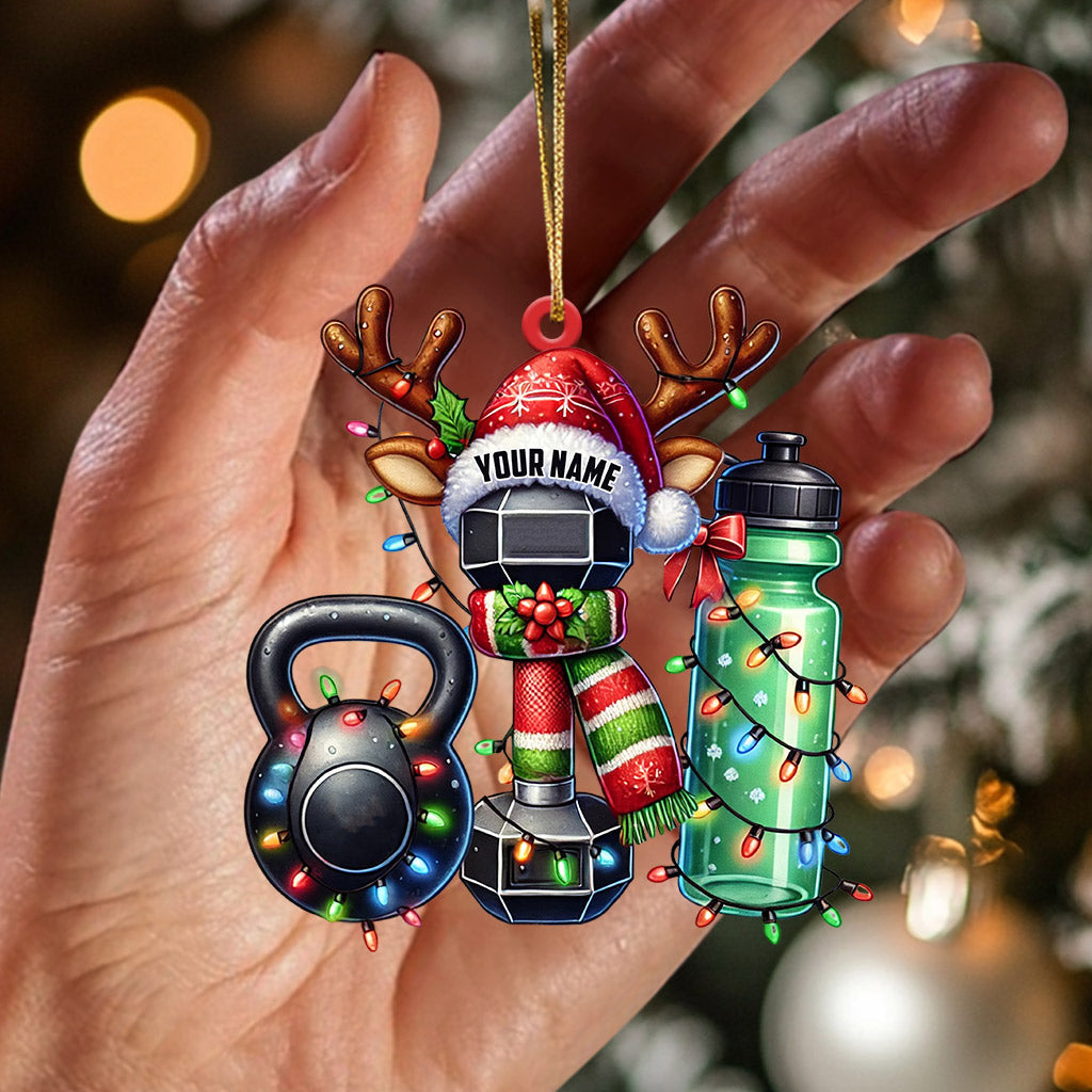 Blisscorners Gymmer Christmas Ornament, Personalized Ornament2D Flat LM2211