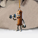 Blisscorners A Punching Bag Home Decor Christmas Ornament, Personalized Ornament2D Flat LM2211