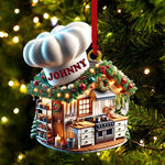 Blisscorners Baking House Ornament, Personalized Ornament2D Flat LM2211