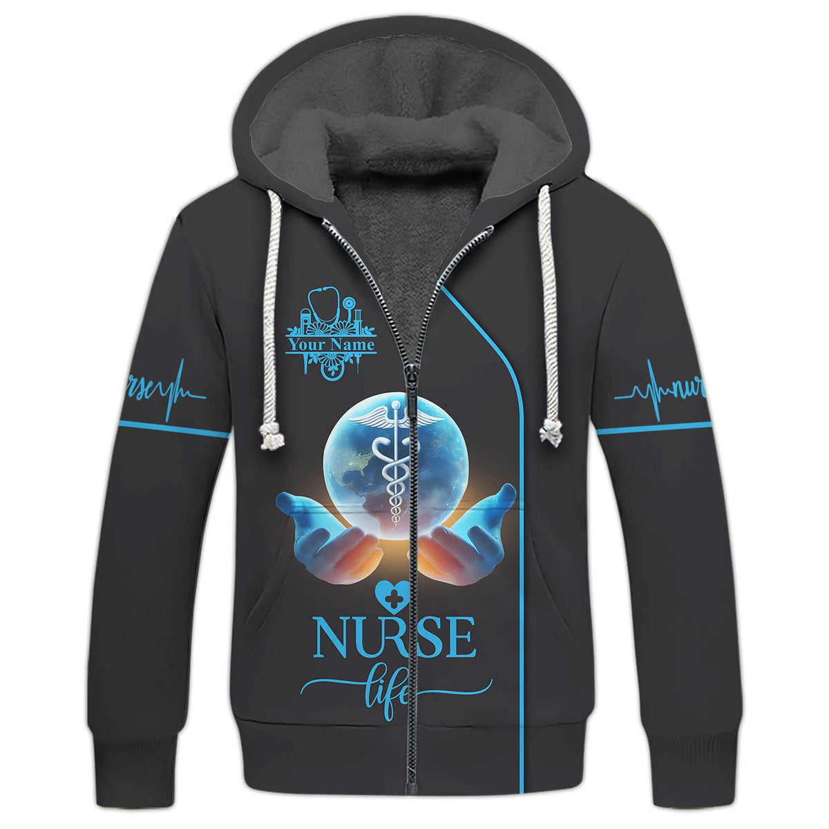 Blisscorners Personalized Nurse Shirt, Nurse Life Shirt