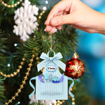 Blisscorners Apron Christmas, Home Decor, Christmas Ornament, Personalized Ornament2D Flat LM2111