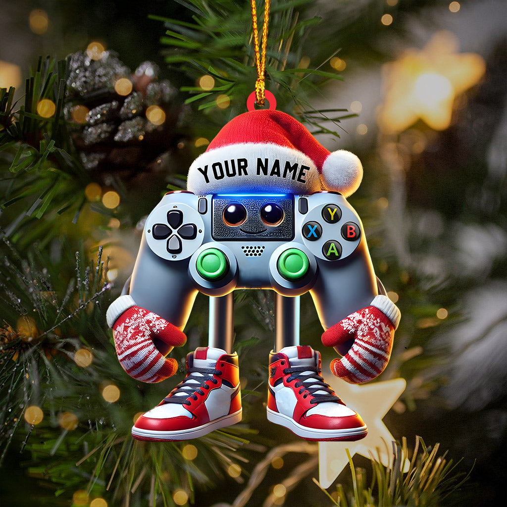 Blisscorners Game Lover Decor Christmas Ornament, Personalized Ornament2D Flat LM2211