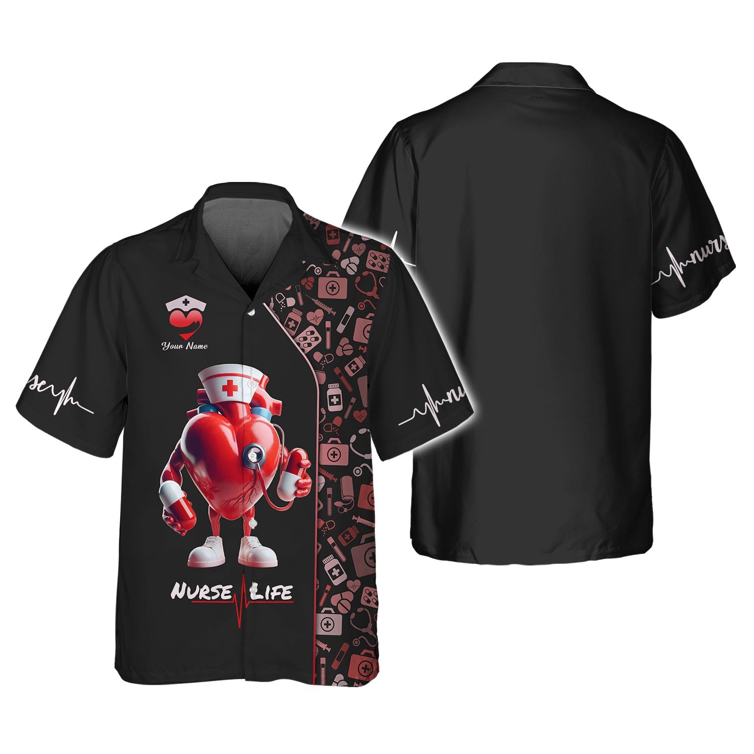 Blisscorners Personalized Nurse Shirts - Celebrate the Heart of Healthcare