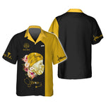 Blisscorners Personalized Nurse Shirt - Floral Compassion and Care