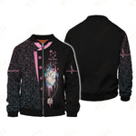 Blisscorners Personalized Nurse Shirt, Anatomical Heart with EKG Pulse Design