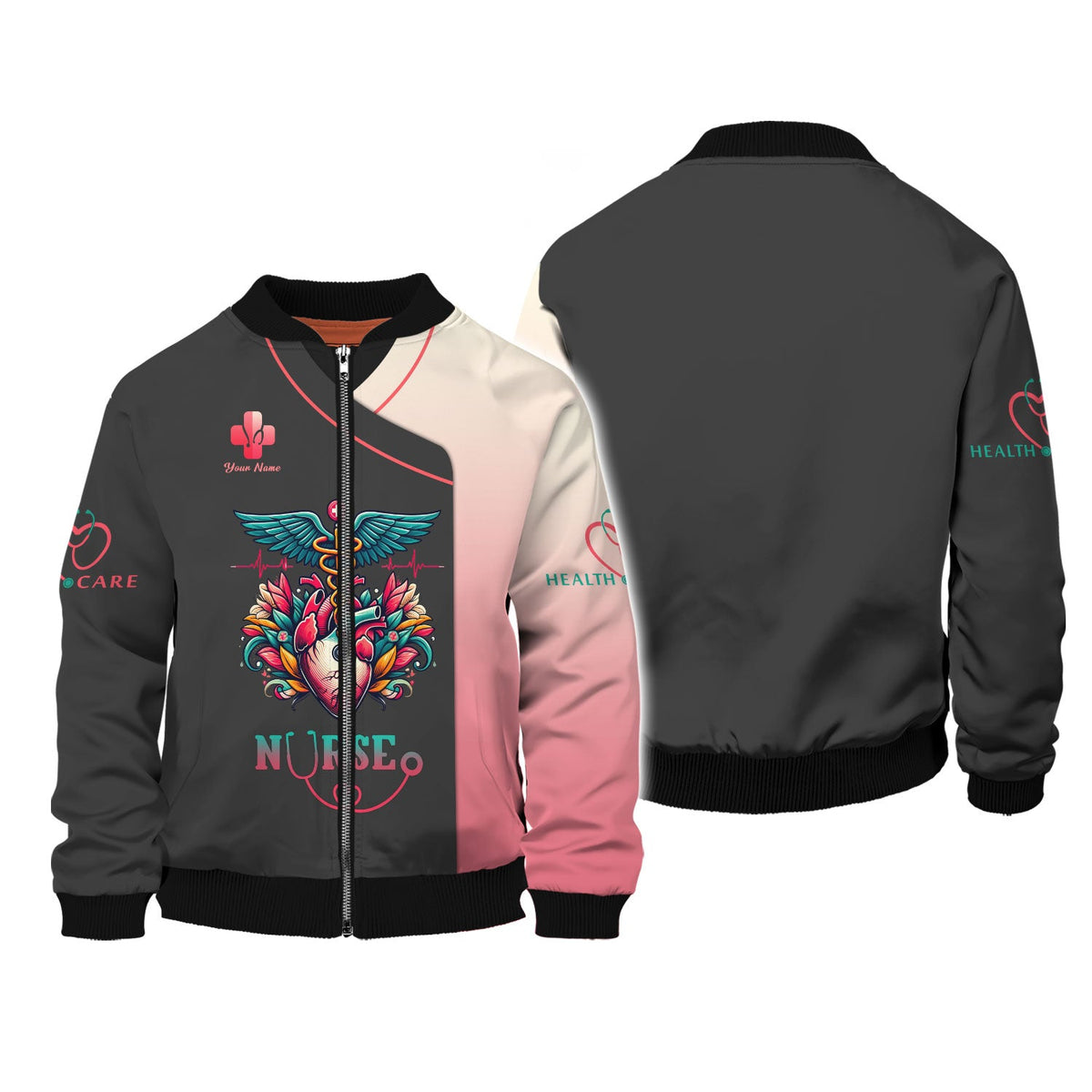 Blisscorners Personalized Nurse Shirt - Honor the Heart of Healthcare