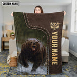 Blisscorners Personalized Bear Hunting Blanket