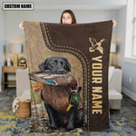 Blisscorners Personalized Duck Hunting Blanket