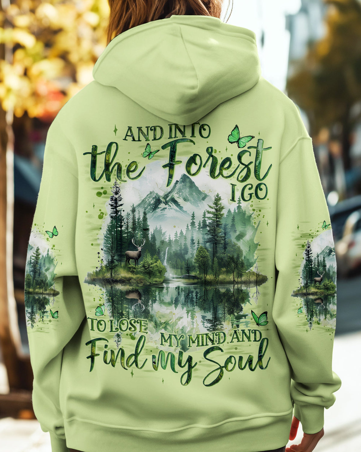 BLISSCORNERS AND INTO THE FOREST I GO ALL OVER PRINT