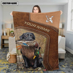 Blisscorners Personalized Duck Hunting Blanket