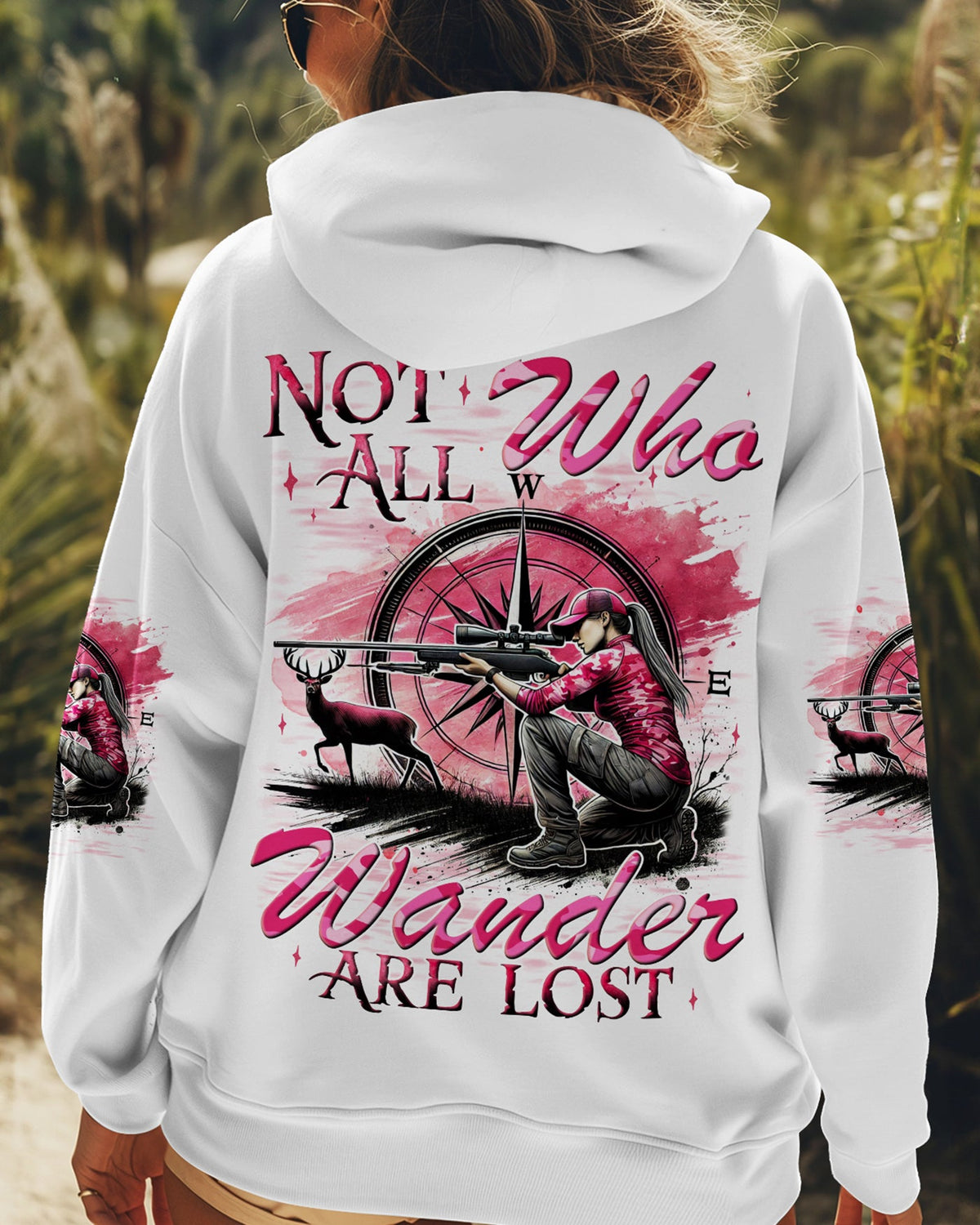 BLISSCORNERS NOT ALL WHO WANDER ARE LOST HUNTING ALL OVER PRINT