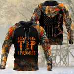 Blisscorners BowHunting Just The Tip I Promise Orange Camouflage Hunting Apparels
