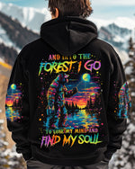 BLISSCORNERS AND INTO THE FOREST I GO BIGFOOT FISHING ALL OVER PRINT