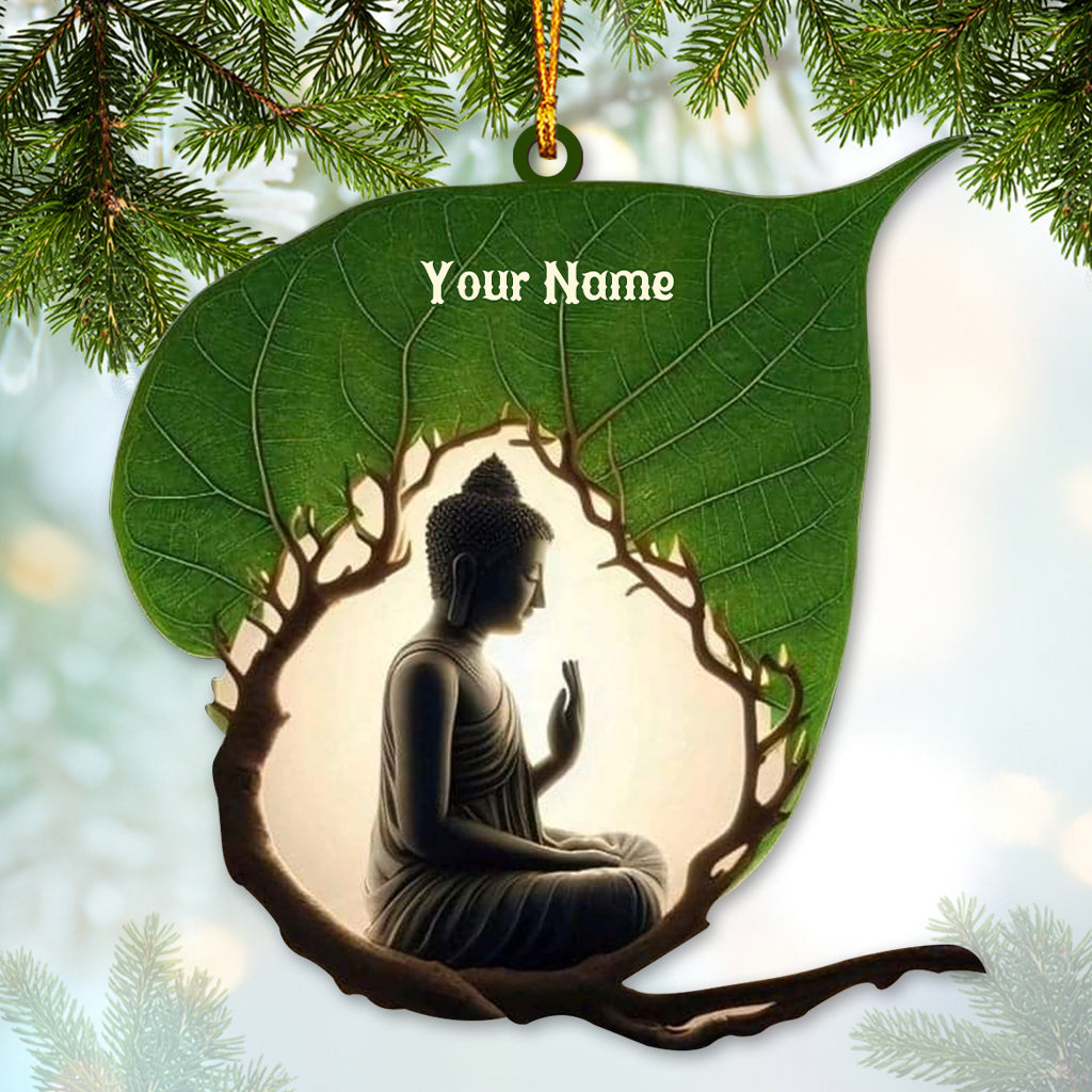Blisscorners Custom Name Ornament, Buddha2D Flat LM2211