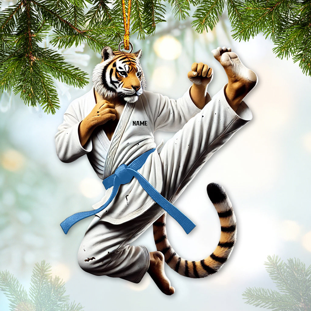 Blisscorners Custom Ornament, Tiger Judo Ornament, Christmas Decor2D Flat LM2211