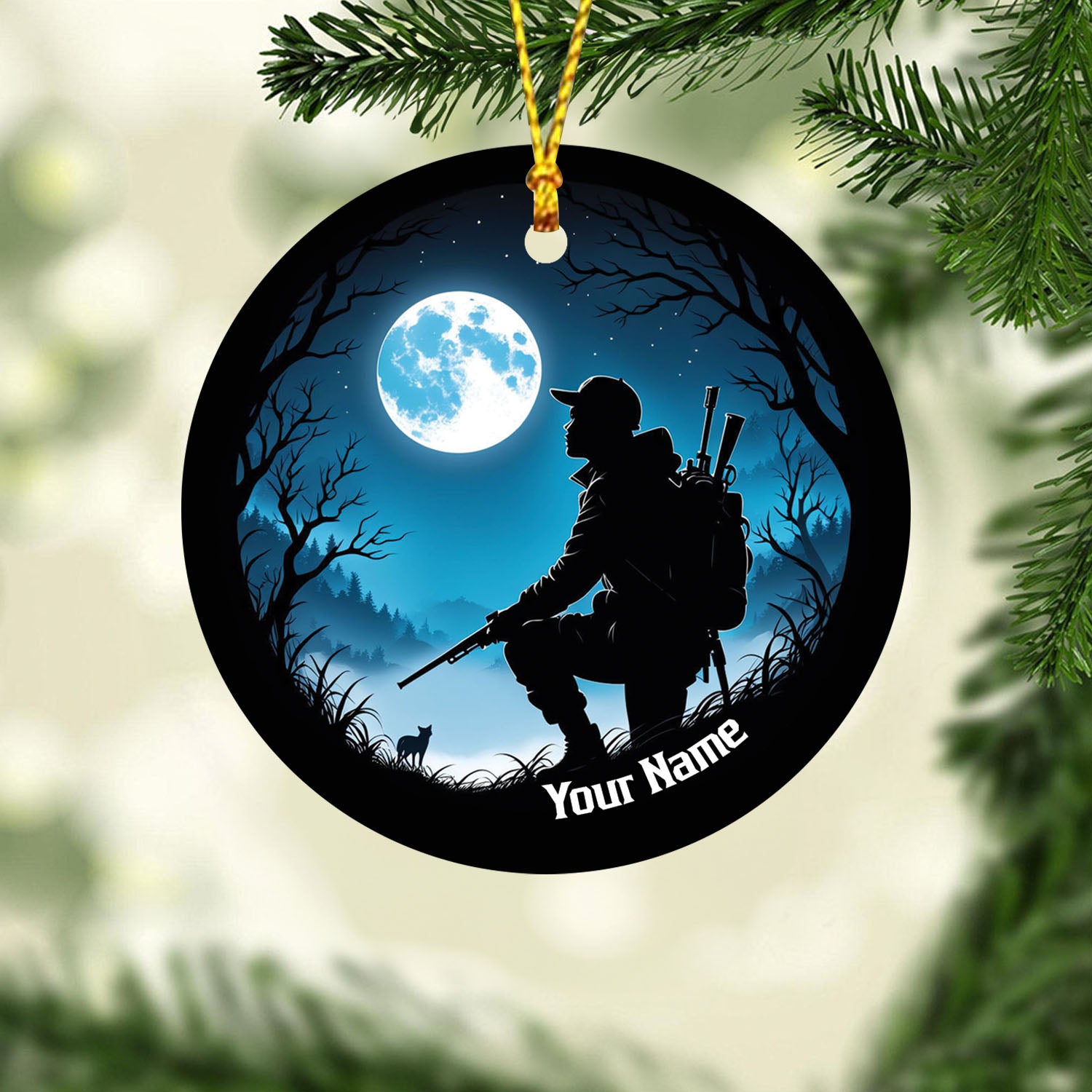 Blisscorners Custom Ornament, Military and Veteran Ornament2D Flat LM2111