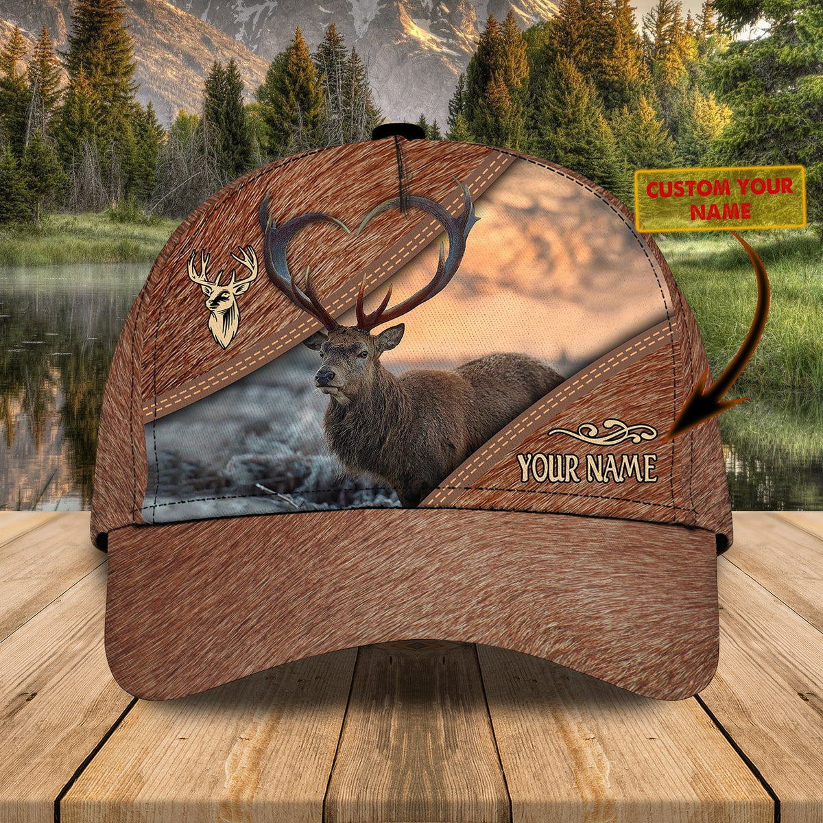 Blisscorners Deer Hunting Classic Personalized Cap