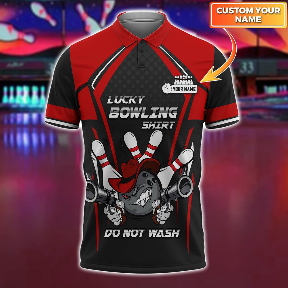 Blisscorners Bowling Lucky Personalized Name 3D Shirt