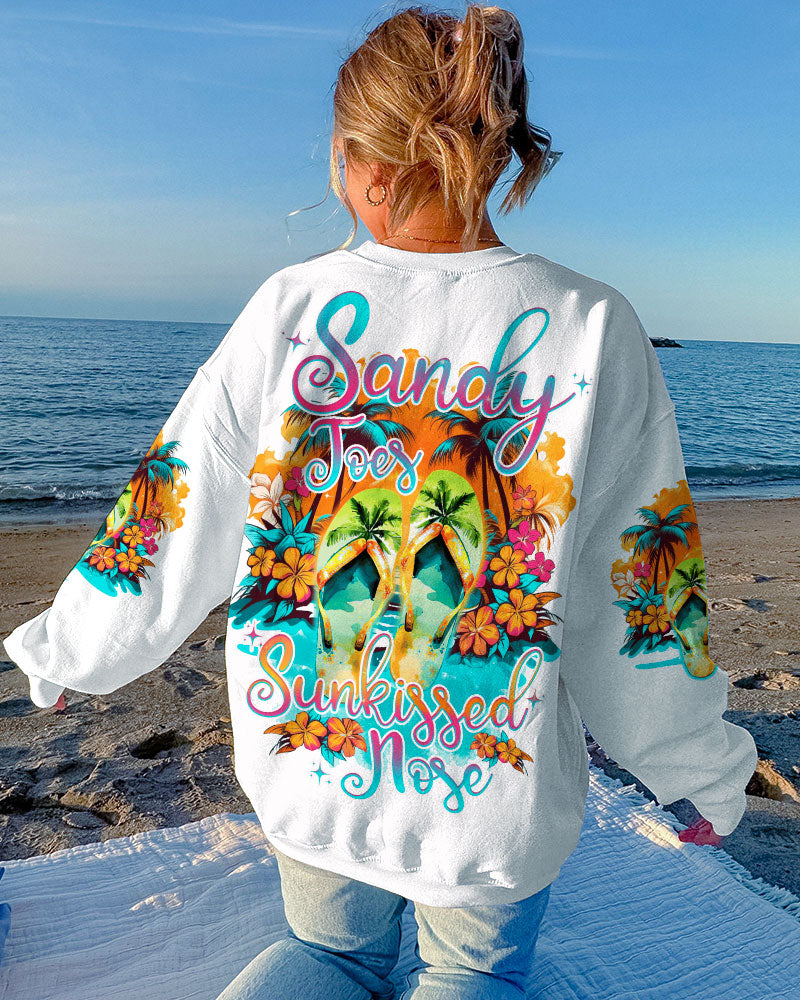 BLISSCORNERS SANDY TOES SUNKISSED NOSE ALL OVER PRINT