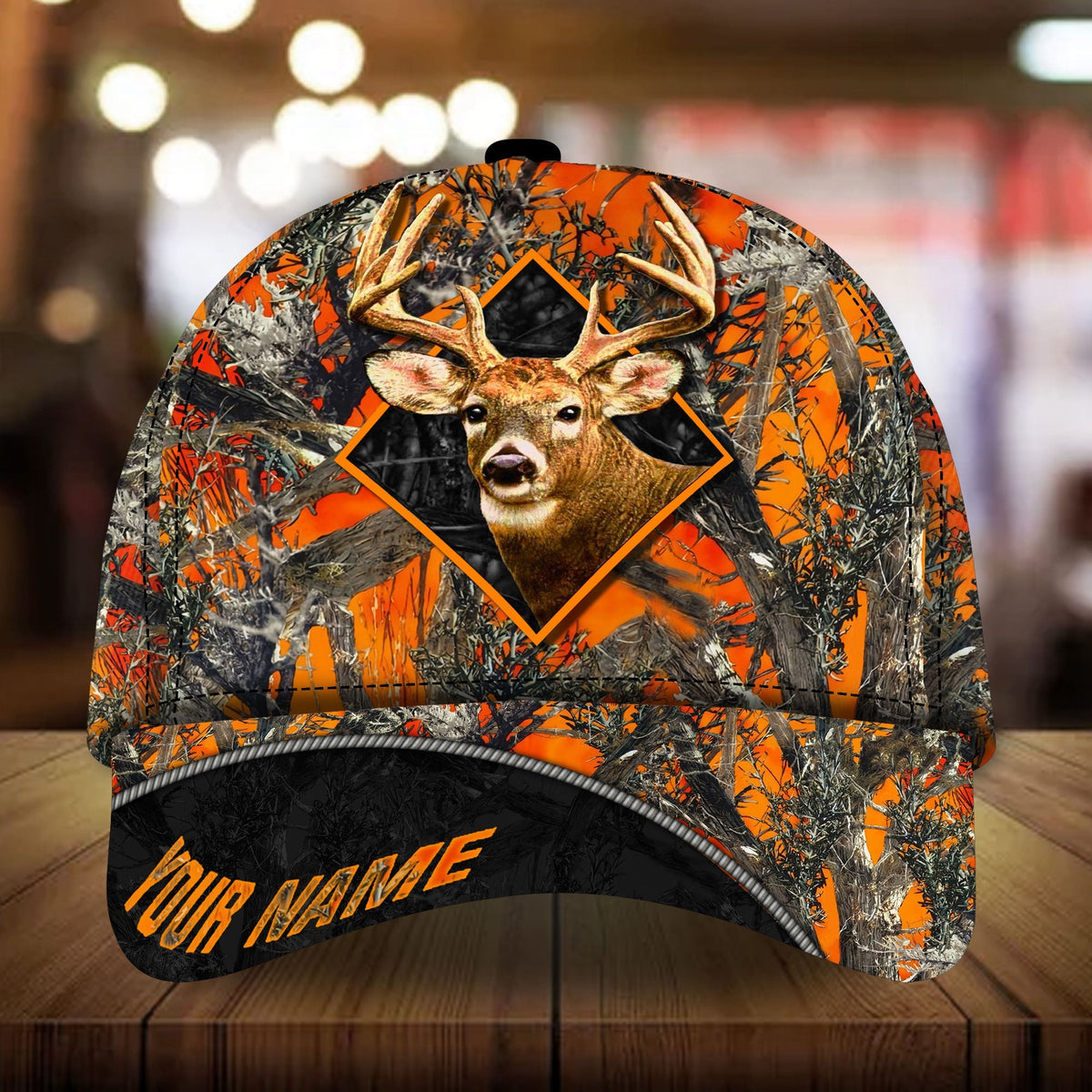 Blisscorners The Best Deer Hunting Camo Pattern 3D Multicolor Personalized Cap
