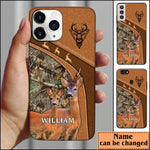 Blisscorners Roe Deer Hunting Personalized Name Phone Case LM1012