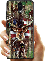 Blisscorners American Deer Hunting Flag Camo Hunter Pattern Personalized Nam Phone Case