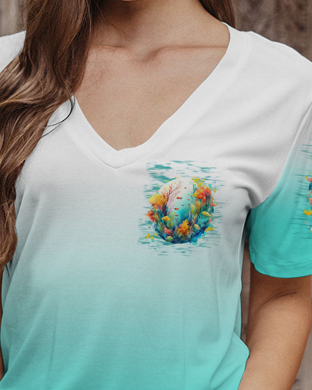 BLISSCORNERS SOME GIRLS ARE JUST BORN OCEAN ALL OVER PRINT