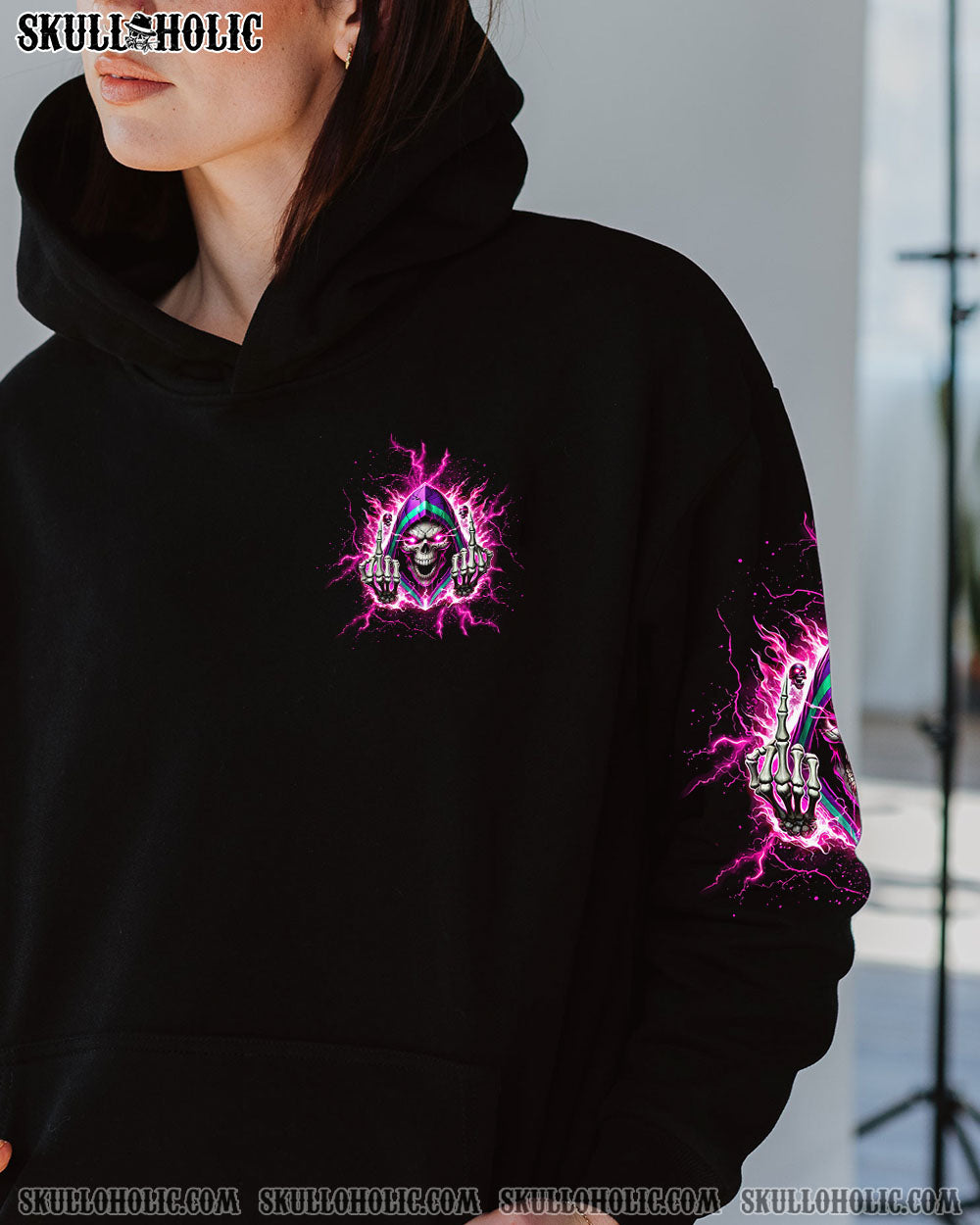 BLISSCORNERS MY GIVE A F IS BROKEN REAPER FIRE SKULL ALL OVER PRINT