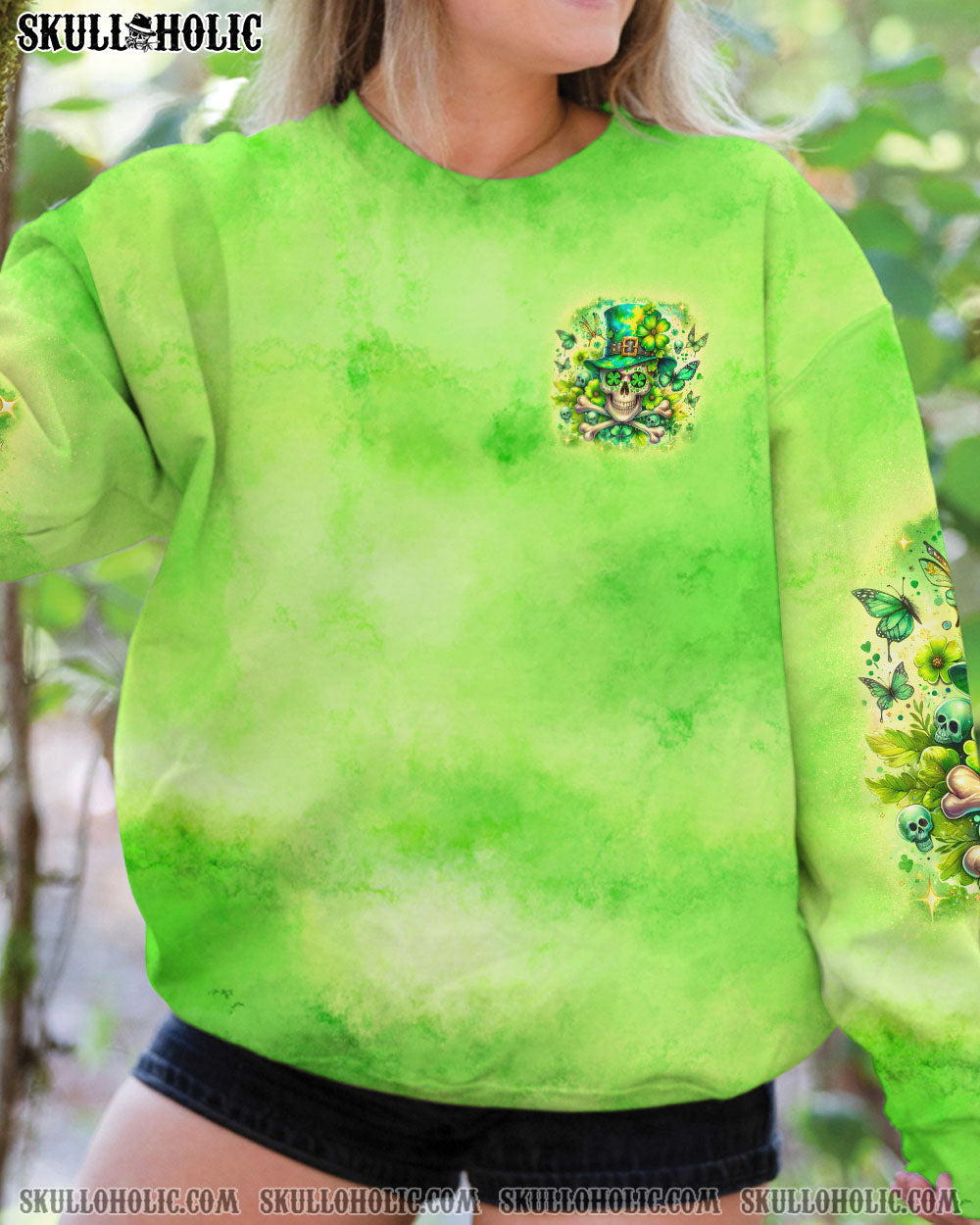 BLISSCORNERS IN MARCH WE WEAR GREEN PATRICK'S DAY ALL OVER PRINT