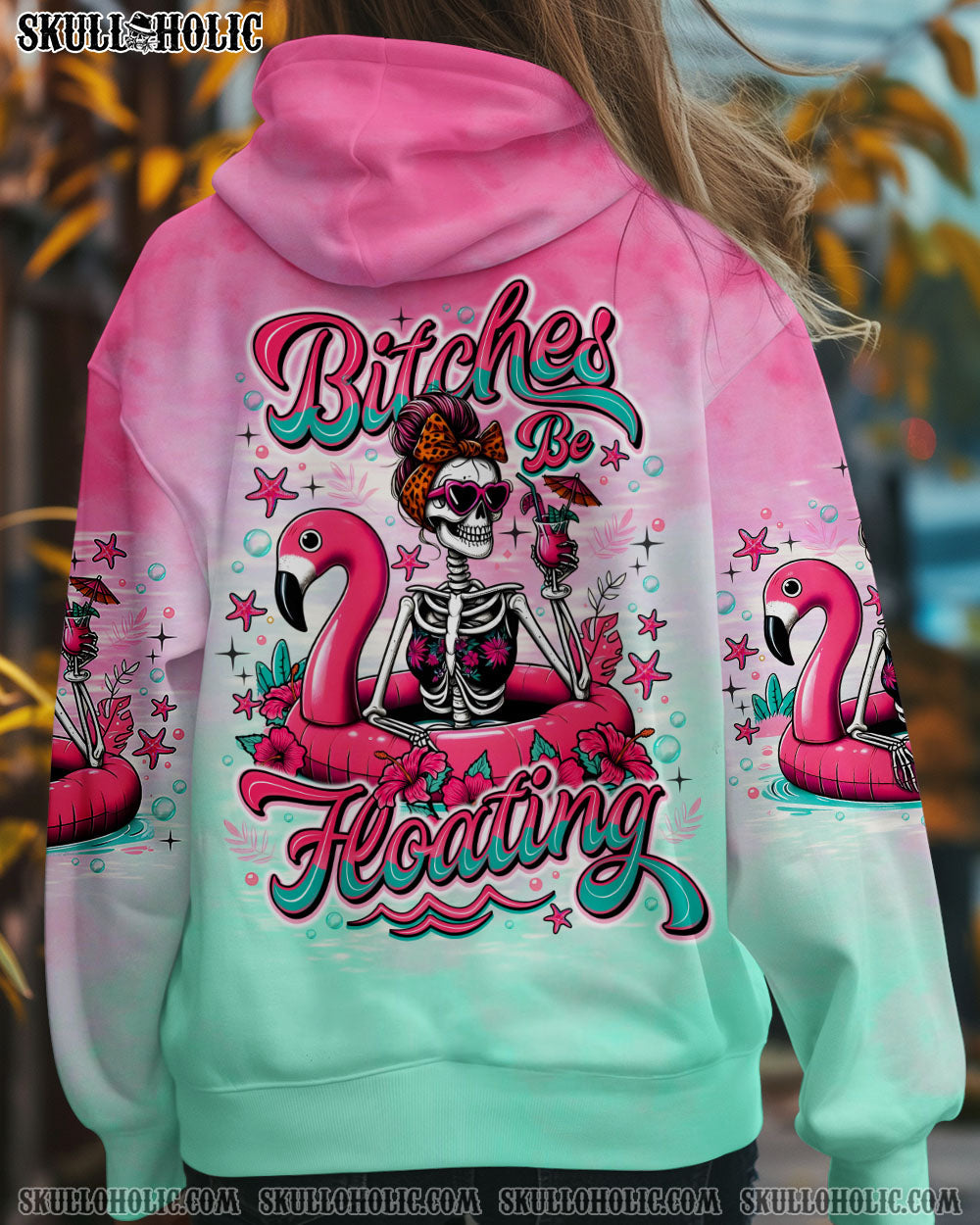 BLISSCORNERS BI**HES BE FLOATING SKELETON ALL OVER PRINT