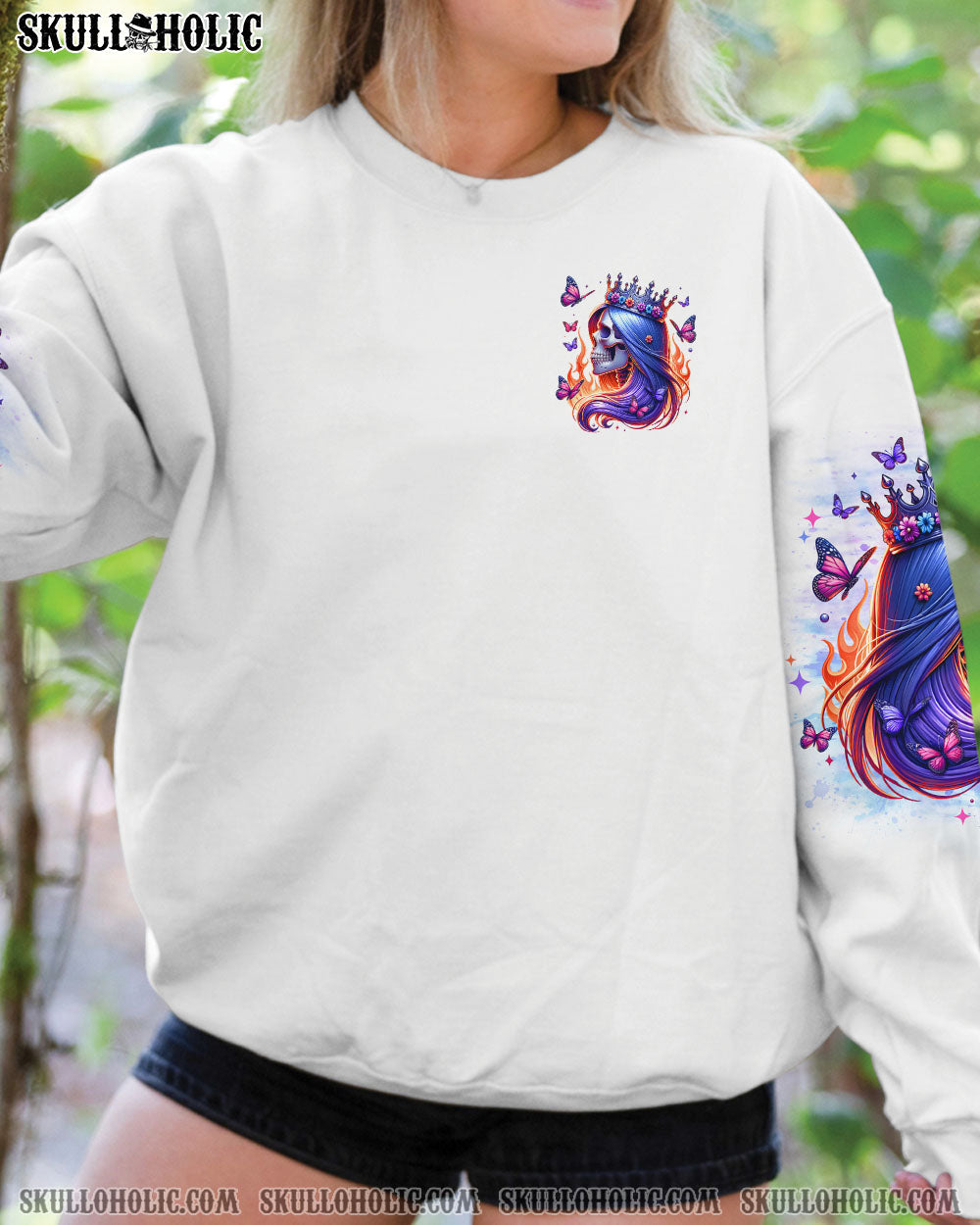 BLISSCORNERS I'M THE FKING QUEEN SKULL LADY ALL OVER PRINT