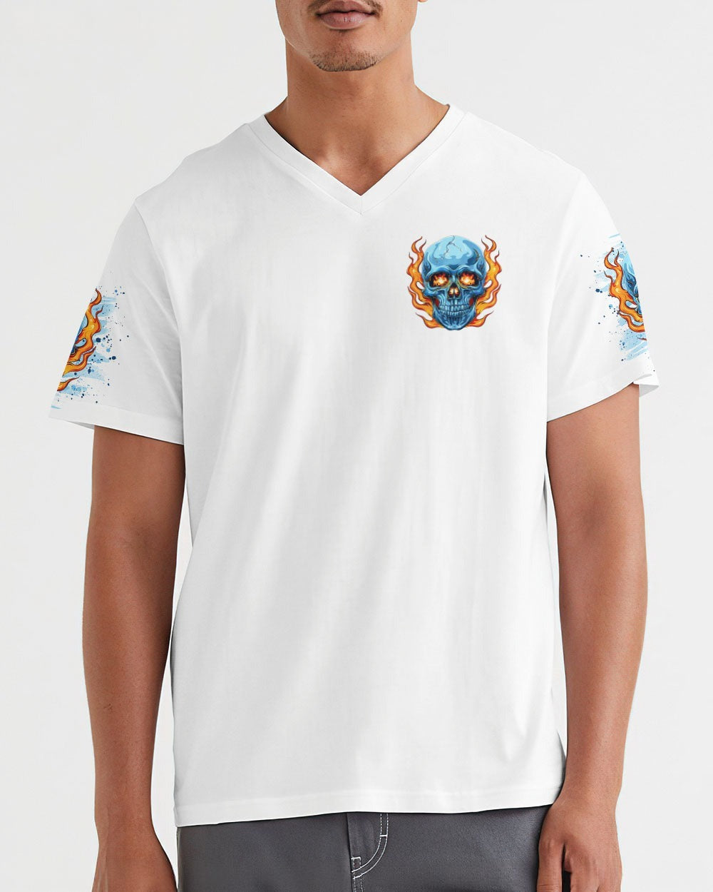 BLISSCORNERS MY GIVE A F IS BROKEN SKULL FIRE ALL OVER PRINT