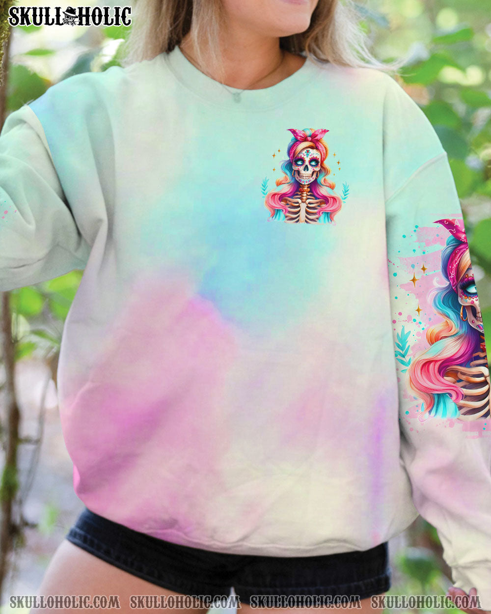 BLISSCORNERS DID I ROLL MY EYES OUT LOUD MESSY BUN ALL OVER PRINT