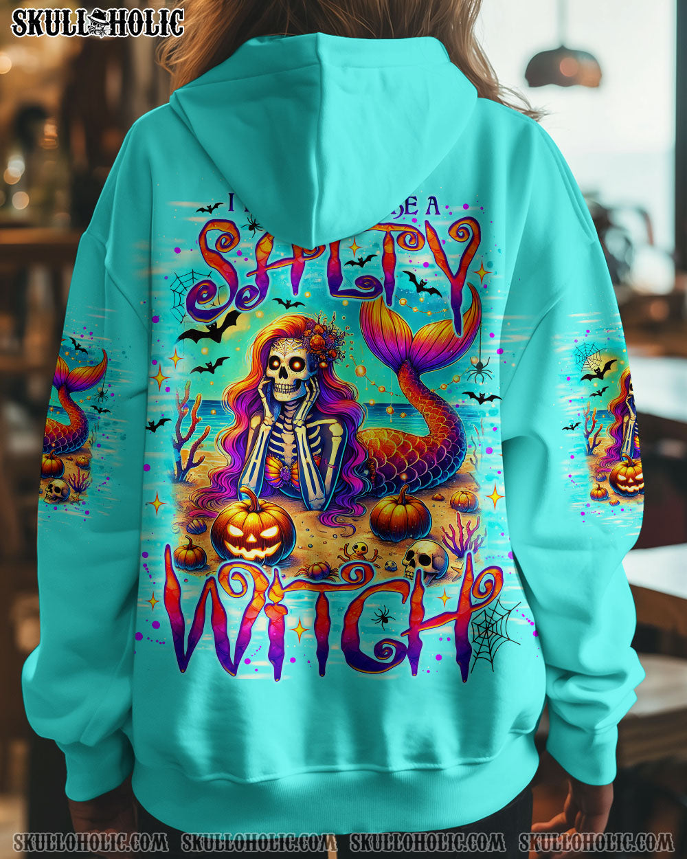BLISSCORNERS SALTY WITCH MERMAID HALLOWEEN ALL OVER PRINT