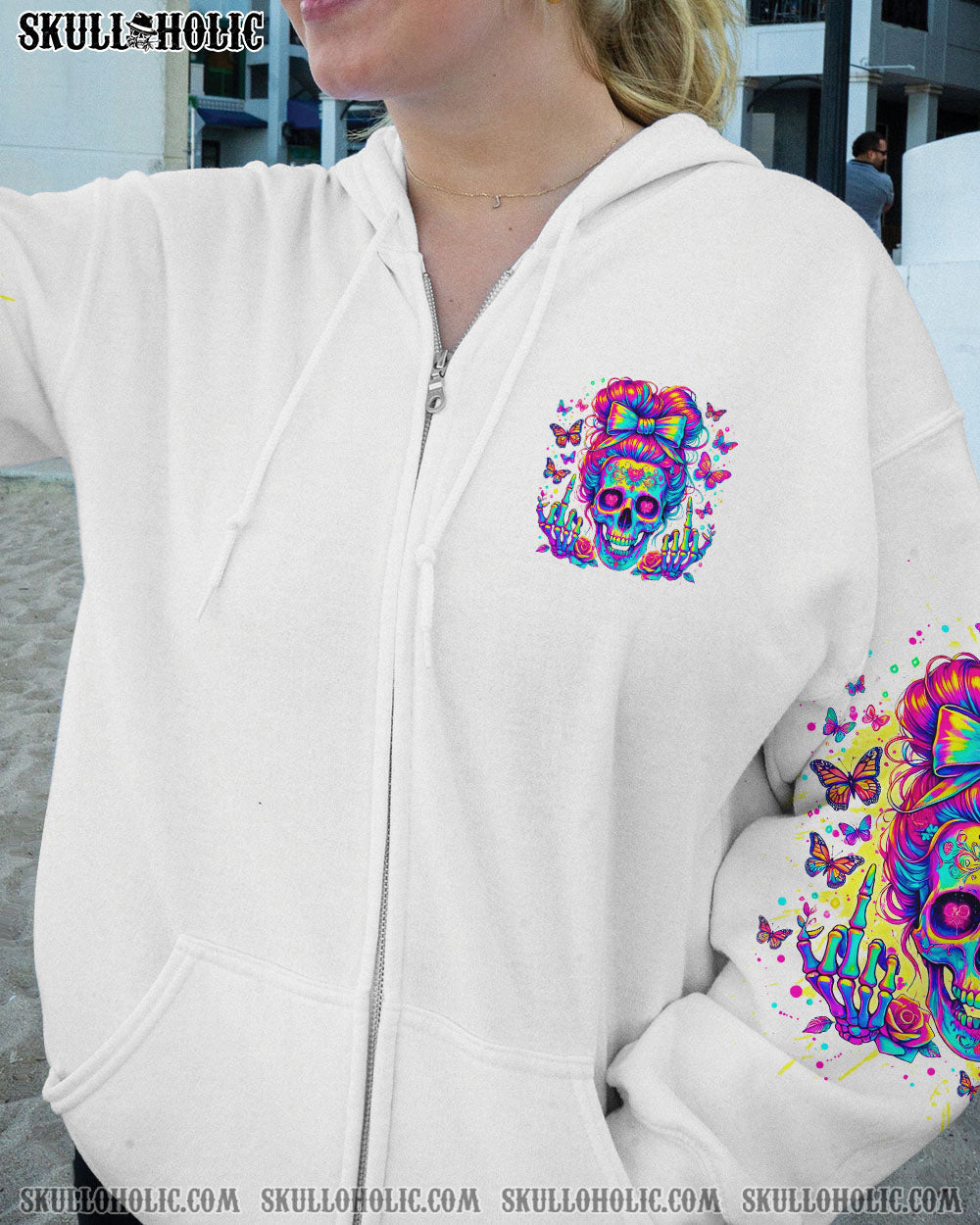 BLISSCORNERS NO MATTER WHAT ANYONE TELLS ME MESSY BUN ALL OVER PRINT