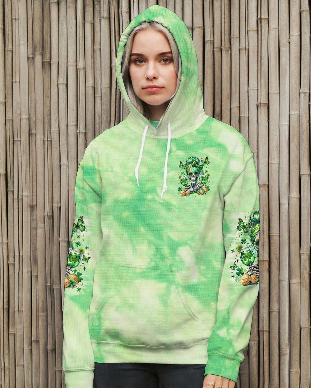 BLISSCORNERS SHE IS SUNSHINE SUNFLOWER MESSY BUN SKULL ALL OVER PRINT