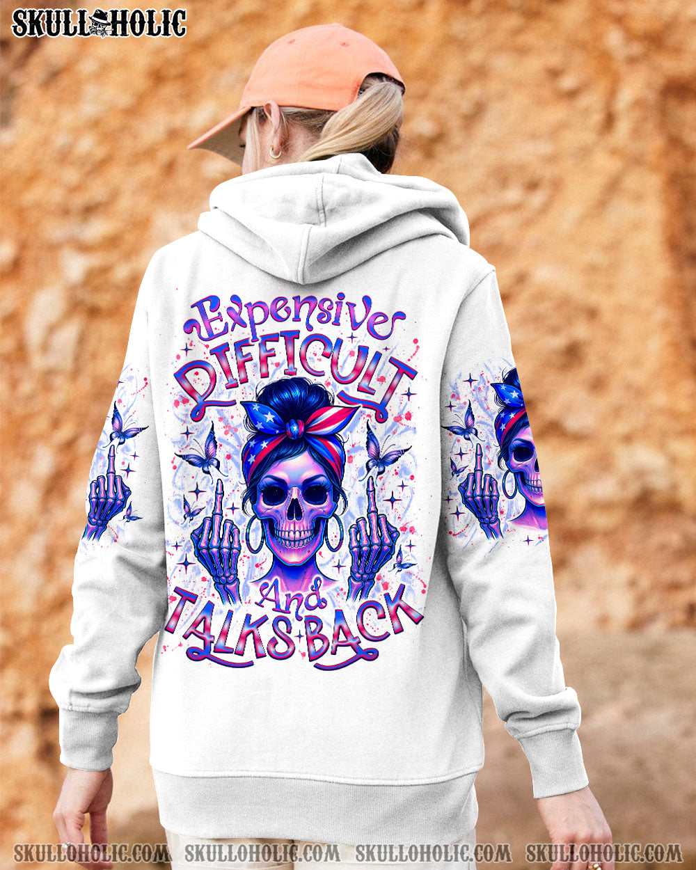BLISSCORNERS IT'S OKAY IF YOU DON'T LIKE ME MESSY BUN ALL OVER PRINT