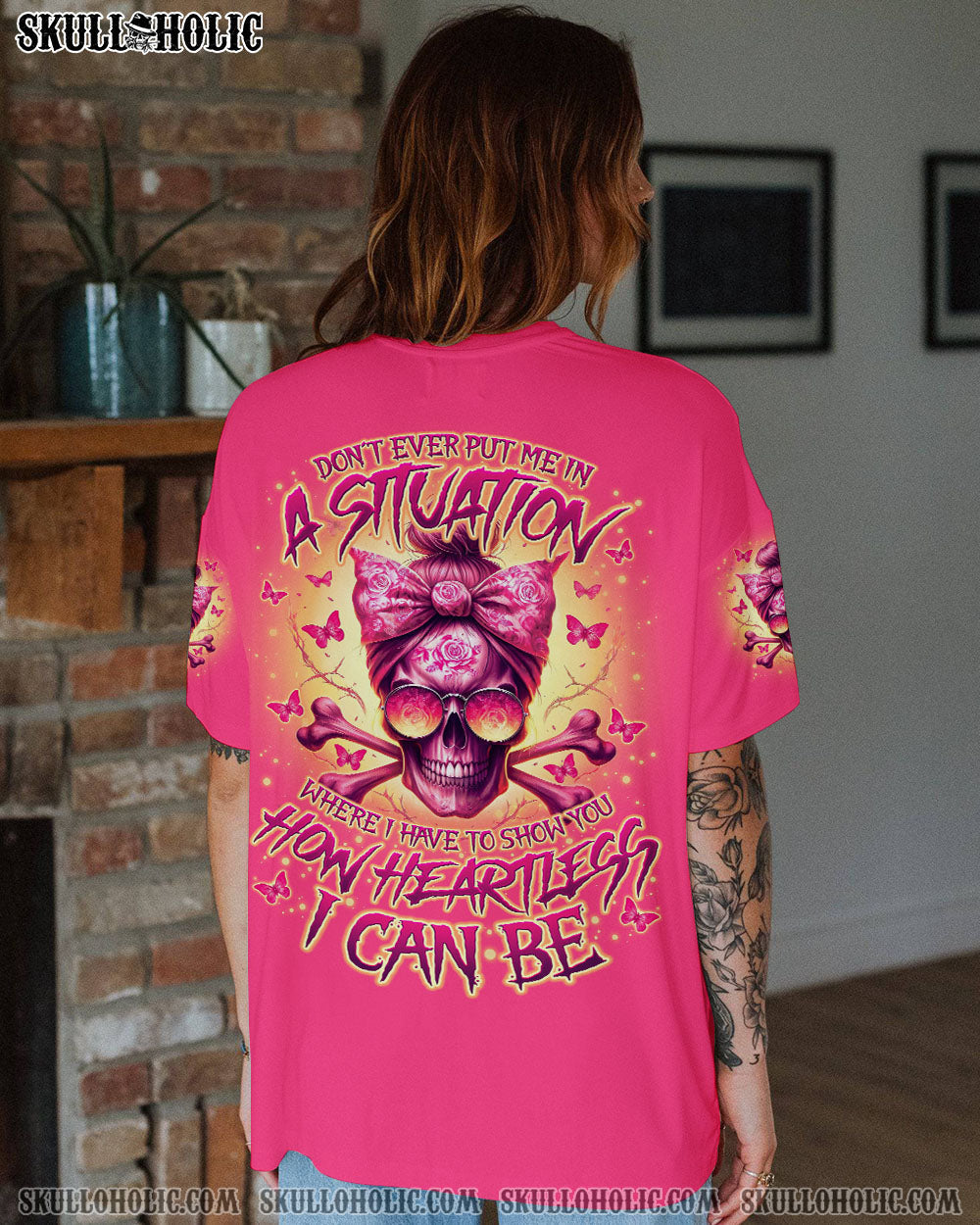 BLISSCORNERS ZERO F GIVEN SKULL MESSY BUN TIE DYE ALL OVER PRINT