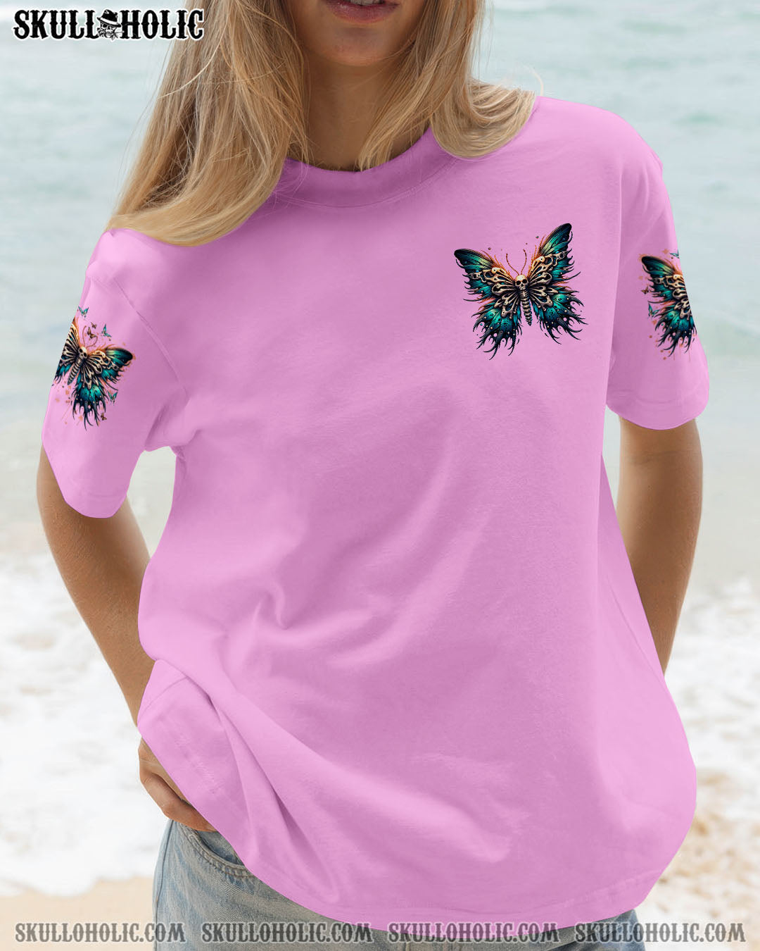 BLISSCORNERS KARMA FAIRY SKULL BUTTERFLY ALL OVER PRINT