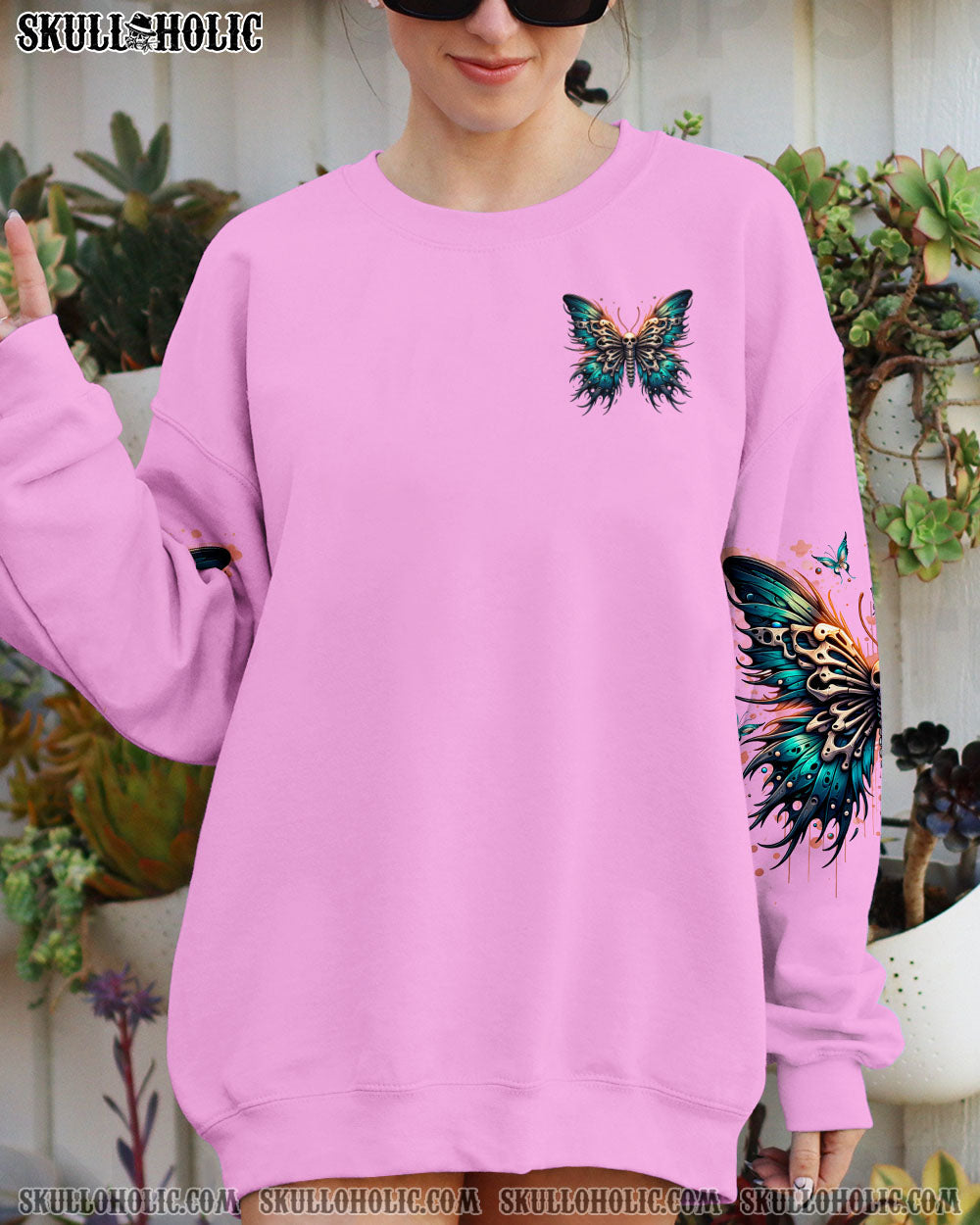 BLISSCORNERS KARMA FAIRY SKULL BUTTERFLY ALL OVER PRINT