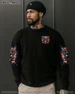 BLISSCORNERS AMERICA LIVE IT LOVE IT OR GET THE HELL OUT ALL OVER PRINT