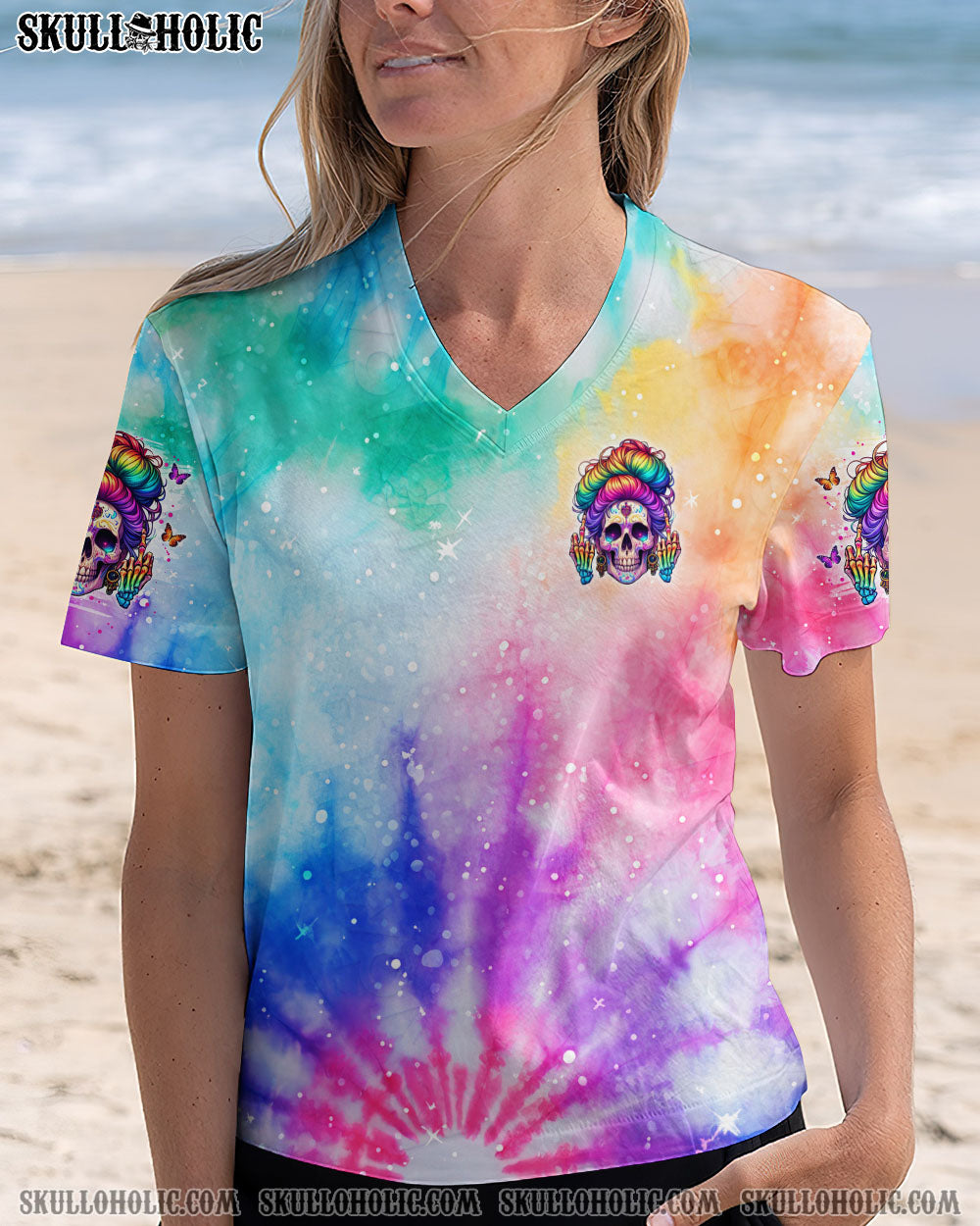 BLISSCORNERS I AM WHO I AM YOUR APPROVAL ISN'T NEEDED MESSY BUN ALL OVER PRINT