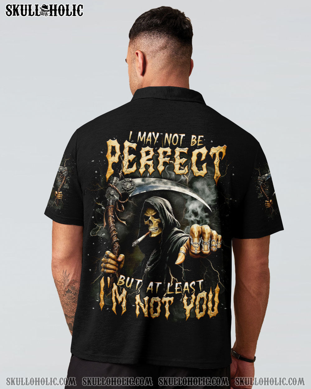 BLISSCORNERS AT LEAST I'M NOT YOU REAPER ALL OVER PRINT